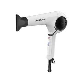Glampalm Touch Hair Dryer GP715WH (White), BLDC Power Motor Quick Drying, Cold/Warm Air, Anti-Static, Air Filter - Made in KOREA